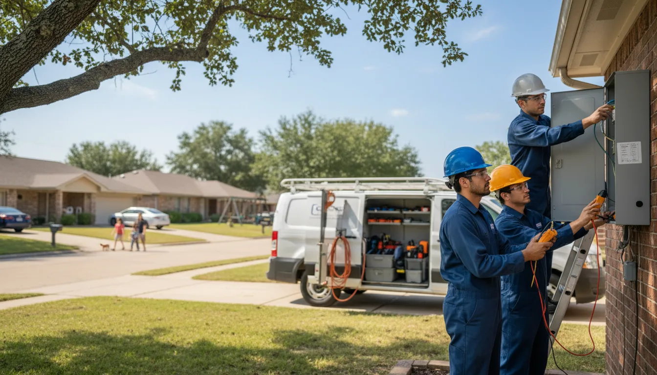 Certified electrician providing emergency electrical services in Cleghorn, IA